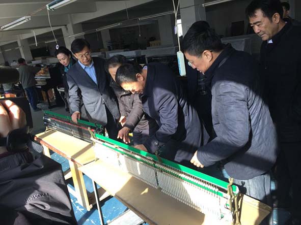 辽宁省营口市长、市委书记参观考察美森钢琴生产基地